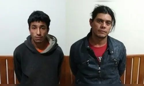 Dupla é presa em flagrante após quebrar vitrine de loja e furtar objetos