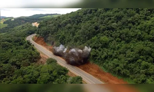 
							BR 376 será bloqueada para detonação de rochas em Imbaú
						
						