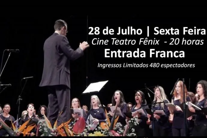 Coral Sacro faz espetáculo"50 anos de Música" em Apucarana hoje