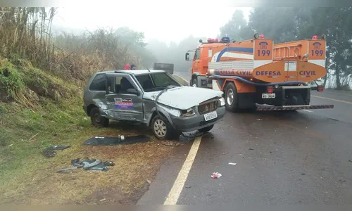 Padre se envolve em acidente de trânsito em Manoel Ribas
