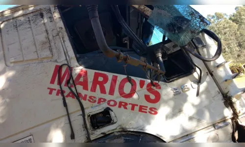 
							Motorista fica ferido após caminhão tombar entre Mauá da Serra e Ortigueira
						
						