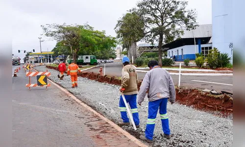 Viapar inicia construção de novo acesso à rodoviária de Arapongas
