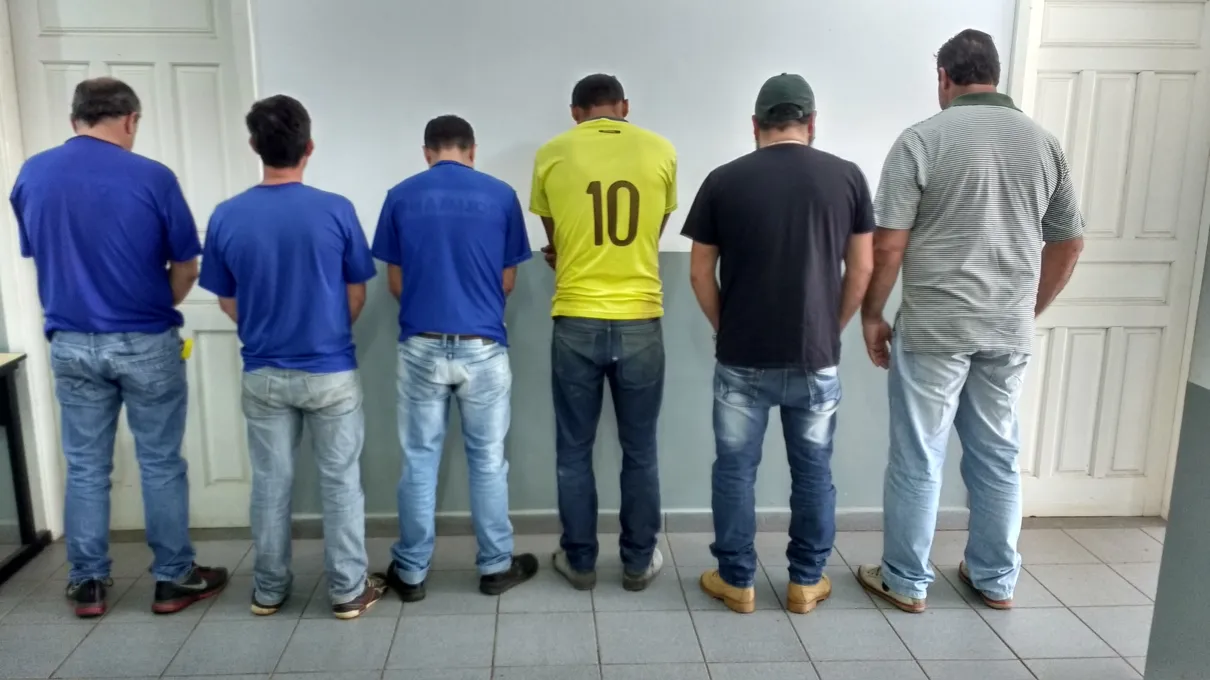 Polícia prendeu seis homens que não pagaram pensão aos filhos. Foto: Divulgação/Polícia Civil