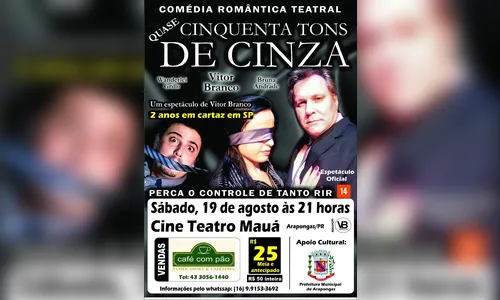 Arapongas recebe espetáculo teatral