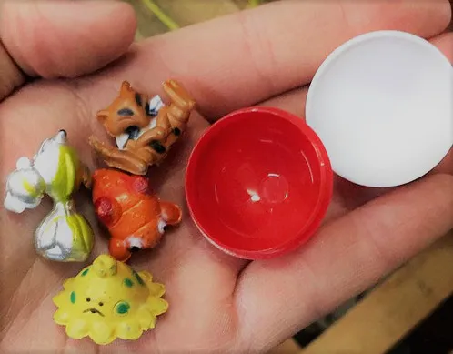 Bolinhas guardam miniaturas dos pokemons. Foto: Ilustração