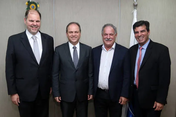 O prefeito de Jandaia do Sul, Benedito José Púpio (PSC), esteve em Brasília na semana passada. Foto: Assessoria