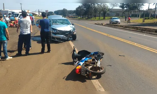 Mulher ferida com gravidade em acidente é levada ao Hospital da Providência