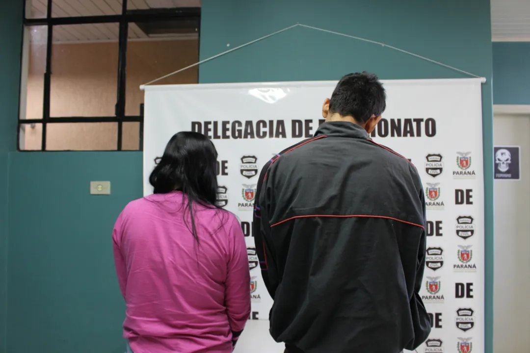 Estelionatários foram presos em Curitiba. Foto: Assessoria