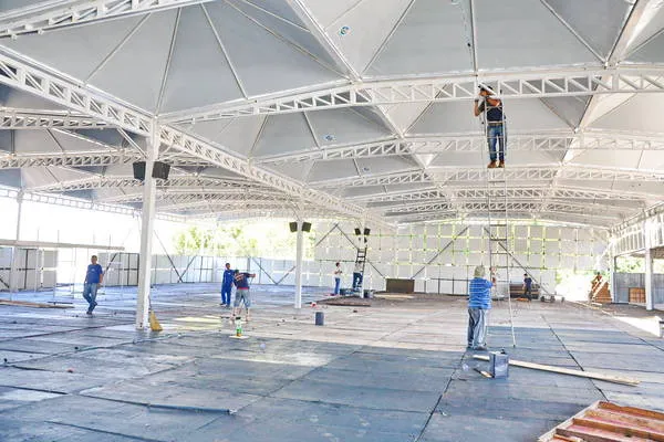 Estrutura de 2 mil m² é utilizada nas principais feiras e eventos do país, segundo a Acia | Foto: Delair Garcia