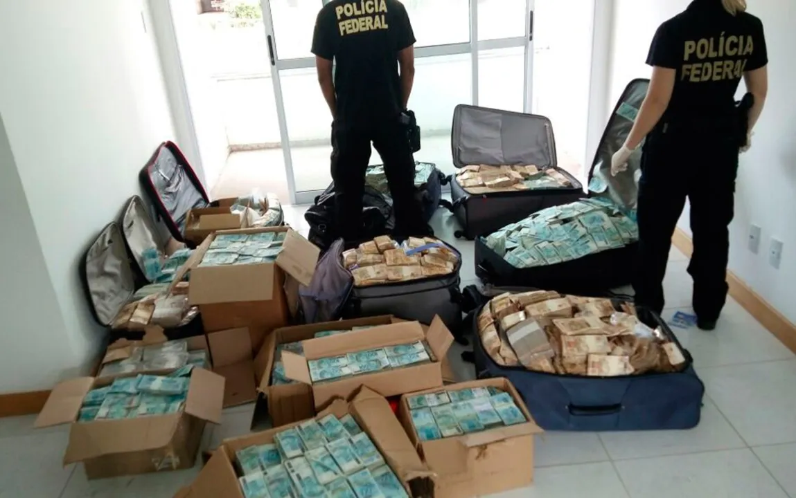 Segundo a investigação, dinheiro é usado por Geddel Vieira Lima, ex-ministro de Michel Temer. Foto: Polícia Federal