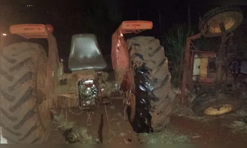 Acidente com trator em Marumbi deixa homem ferido com gravidade