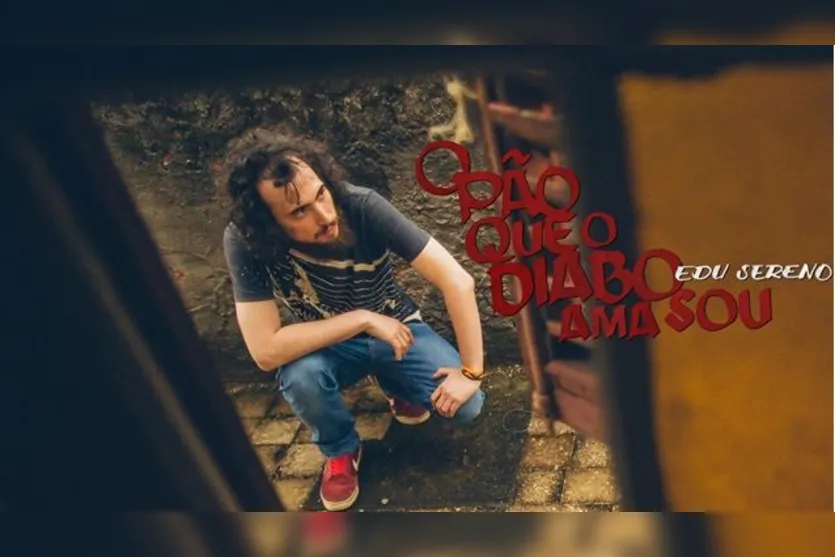  Edu Sereno apresenta as músicas de seu álbum de lançamento em Apucarana. Foto: Divulgação 