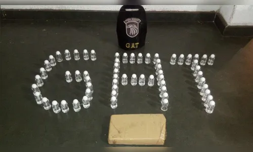 Adolescente é apreendido com 62 frascos de “loló” e 600g de maconha