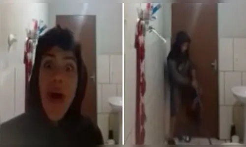 Vídeo de menino que tentou matar um rato no banheiro chega a mídia internacional; veja vídeo