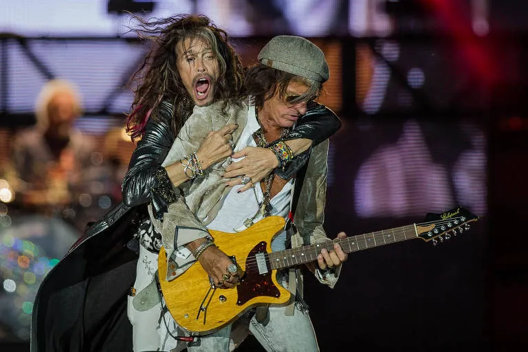 Animação do público oscila em show do Aerosmith no Rock in Rio - IMAGEM - Eduardo Anizelli/Folhapress 