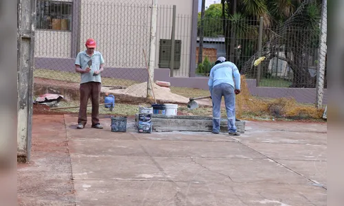 Prefeitura inicia reforma da quadra de esportes do Bandeirantes