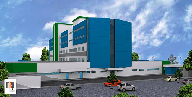 Maquete do hospital que será construído em Ivaiporã: reforço na saúde pública
