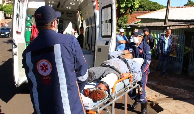 omem suspeito de assalto foi ferido a tiro nesta manhã em Jandaia - Foto: Reprodução/Jandaiaonline