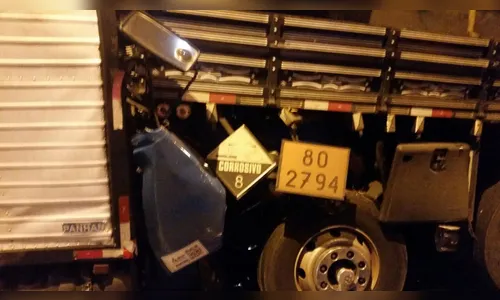 Acidente envolve três caminhões e faz uma vítima fatal 