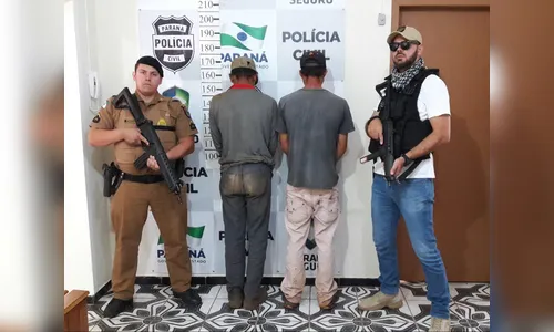 Suspeitos de assalto são presos em Faxinal